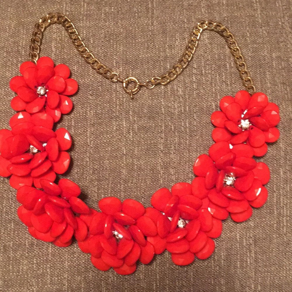J.Crew flower necklace